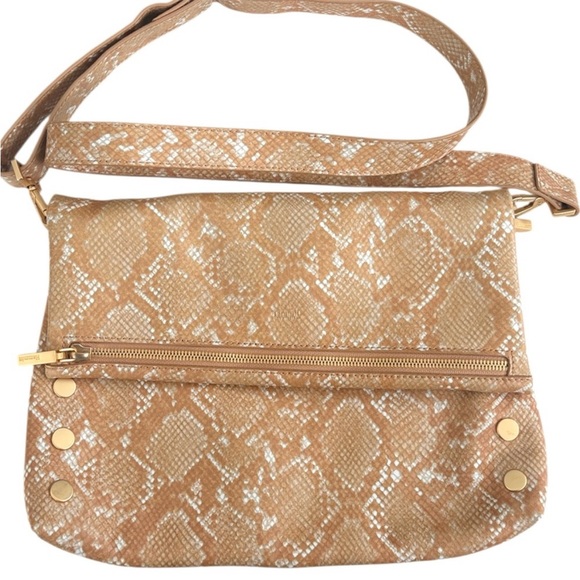 Like New Hammitt Leather VIPConvertible Bag Large Snakeskin Retail $475.00